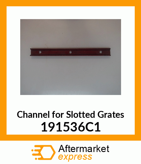 Channel for Slotted Grates 191536C1