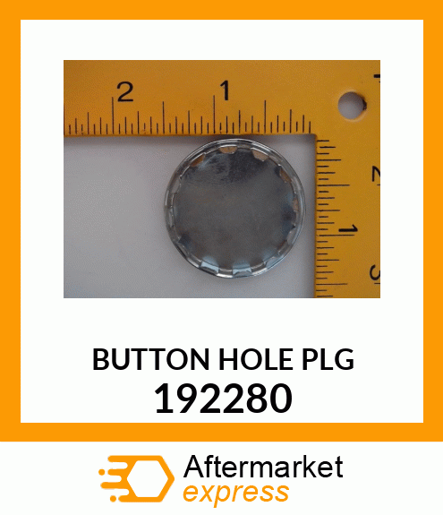 BUTTON HOLE PLG 192280