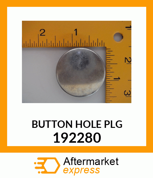 BUTTON HOLE PLG 192280