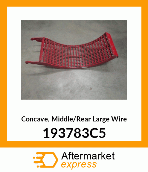 Concave, Middle/Rear Large Wire 193783C5