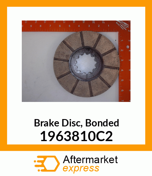 Brake Disc, Bonded 1963810C2