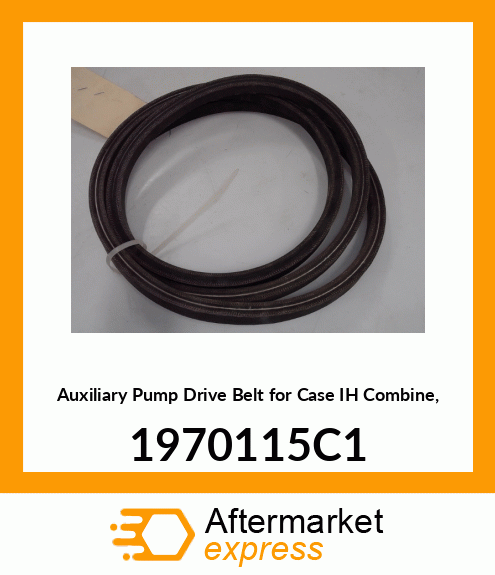 Auxiliary Pump Drive Belt for IH Combine, 1970115C1 1970115C1