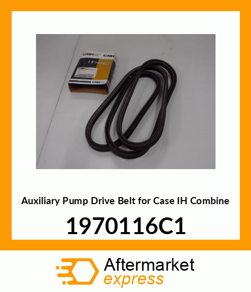 1970116C1 Auxiliary Pump Drive Belt for IH Combine 1970116C1