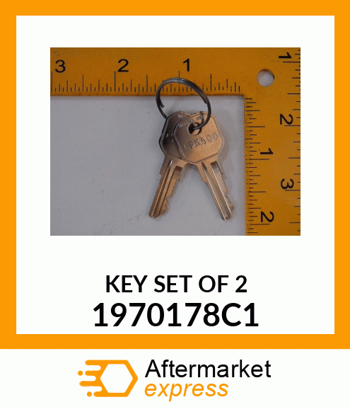 KEY SET OF 2 1970178C1