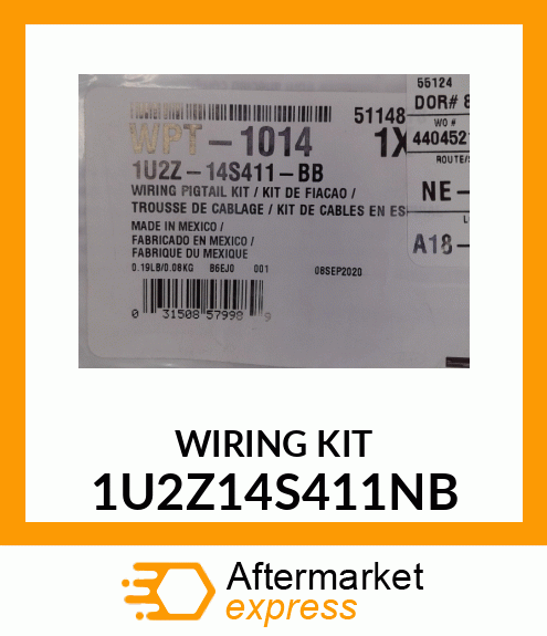 WIRING KIT 1U2Z14S411NB