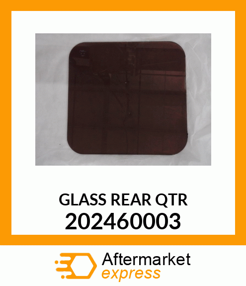 GLASS REAR QTR 202460003