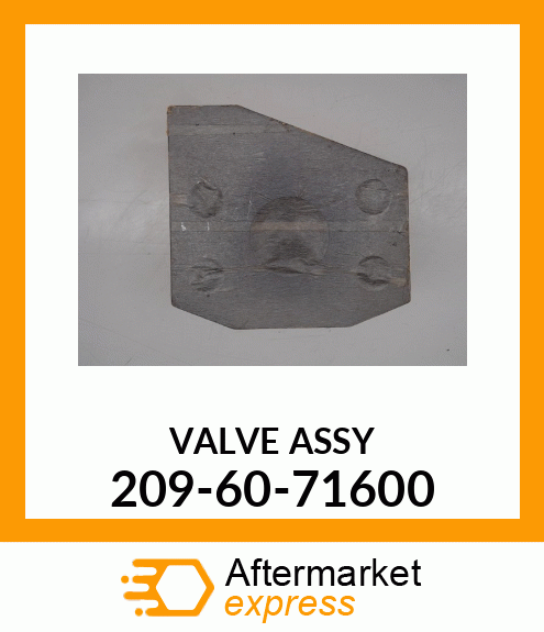 VALVE ASSY 209-60-71600