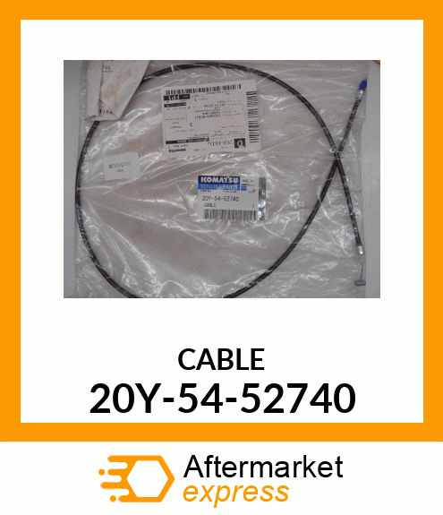 CABLE 20Y-54-52740