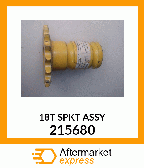 18T SPKT ASSY 215680