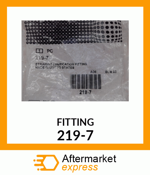 FITTING 219-7