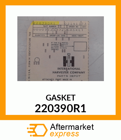 GASKET 220390R1