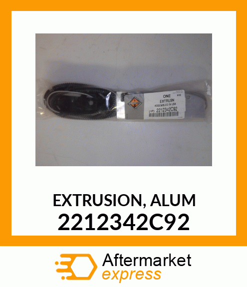 EXTRUSION, ALUM 2212342C92