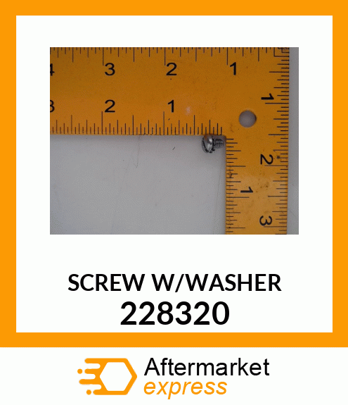 SCREW W/WASHER 228320