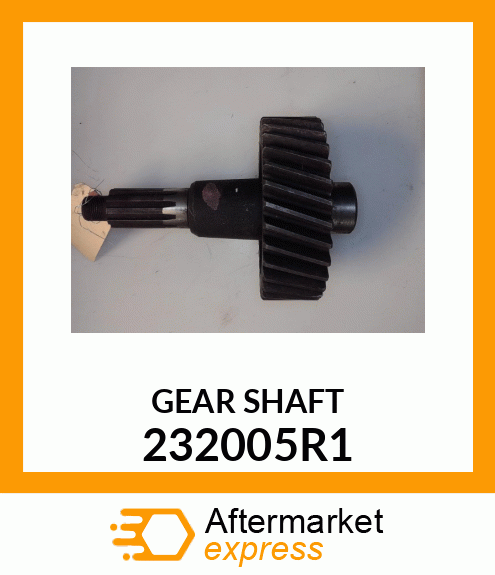 GEAR SHAFT 232005R1