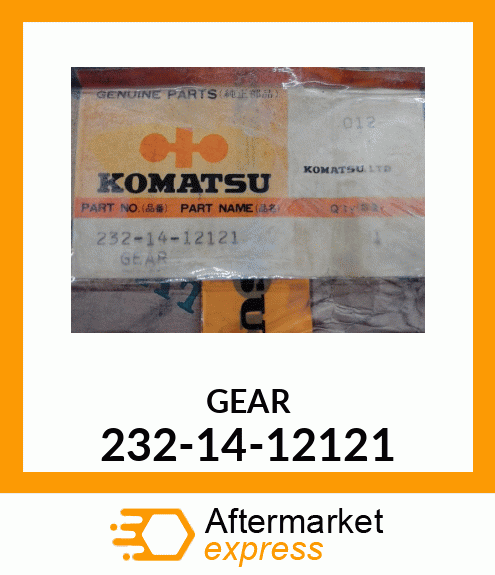 GEAR 232-14-12121