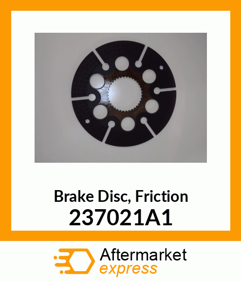 Brake Disc, Friction 237021A1