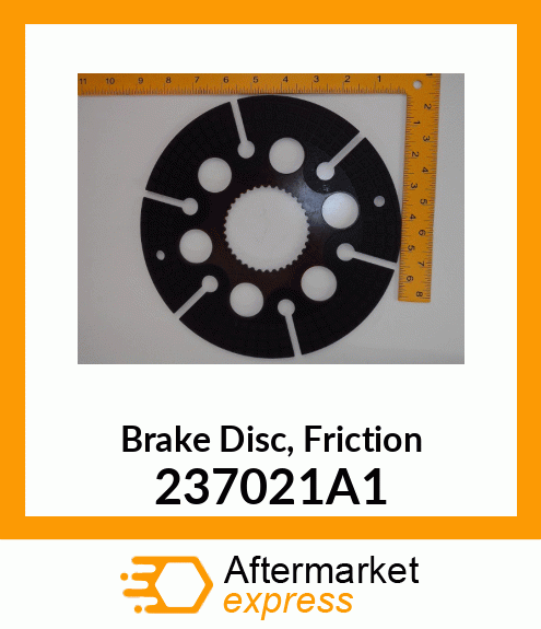 Brake Disc, Friction 237021A1