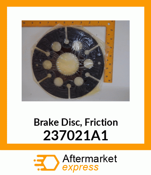 Brake Disc, Friction 237021A1