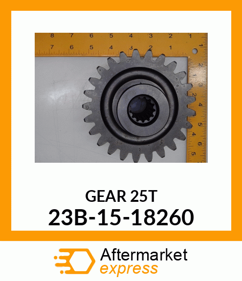 GEAR 25T 23B-15-18260