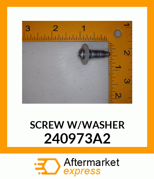 SCREW W/WASHER 240973A2