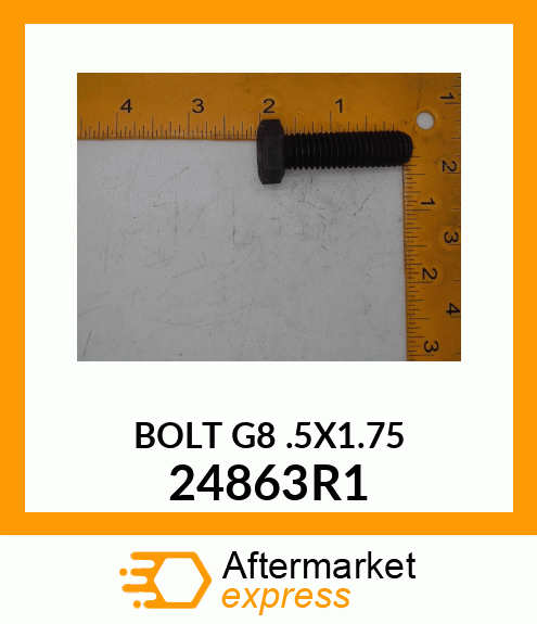 BOLT G8 .5X1.75 24863R1