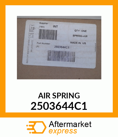 AIR SPRING 2503644C1