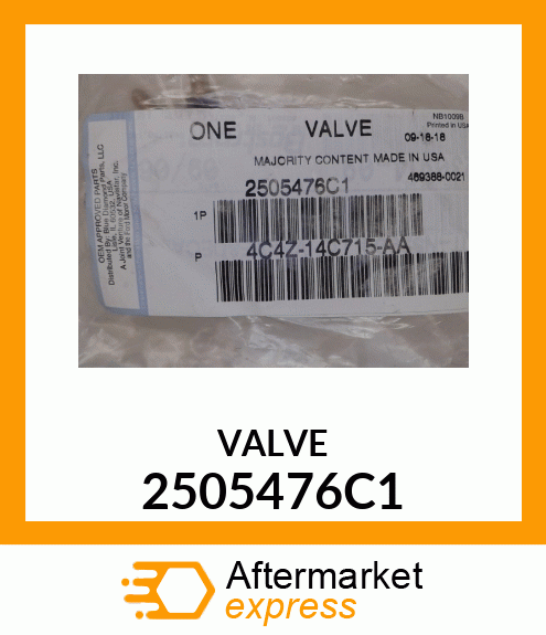 VALVE 2505476C1