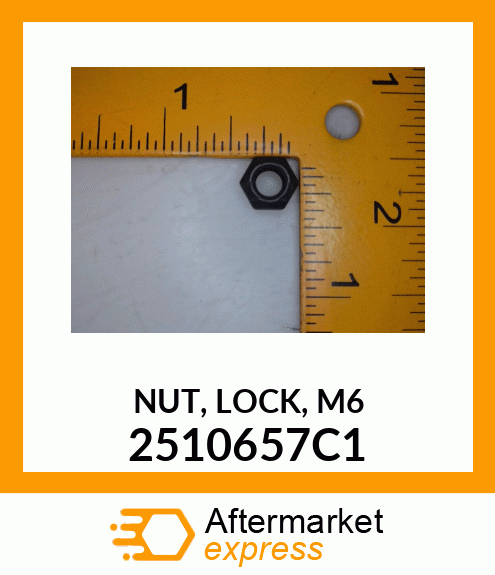 NUT, LOCK, M6 2510657C1