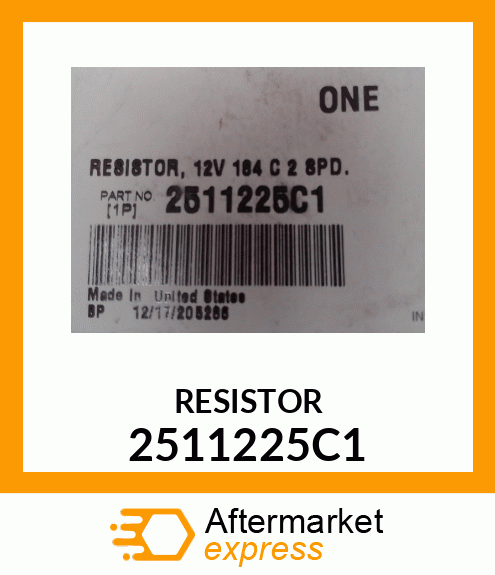 RESISTOR 2511225C1