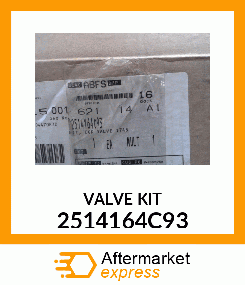 VALVE KIT 2514164C93