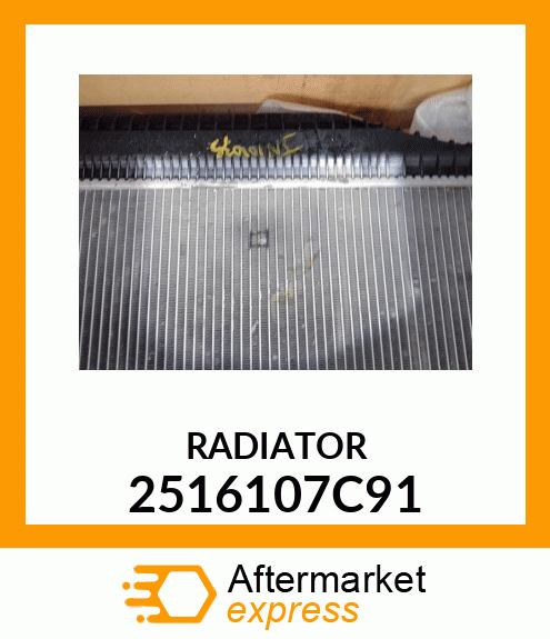 RADIATOR 2516107C91