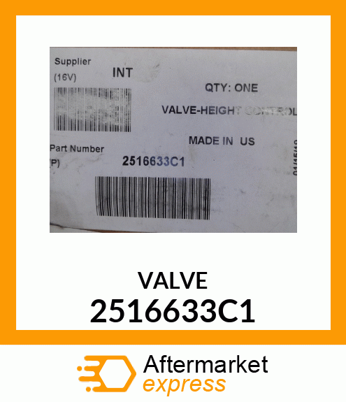 VALVE 2516633C1