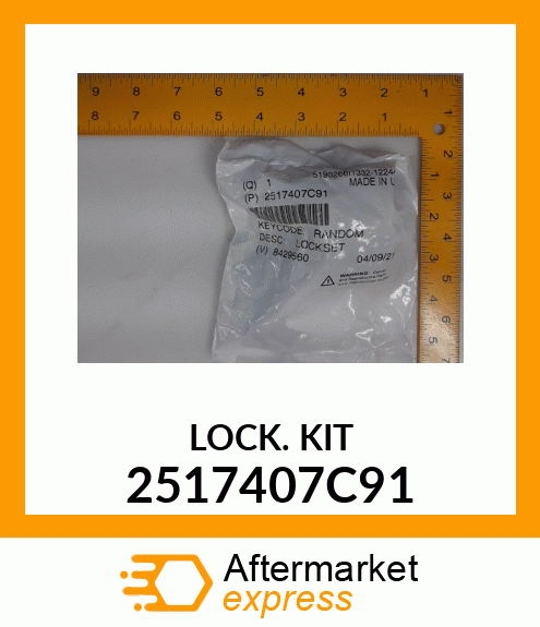 LOCK KIT 2517407C91