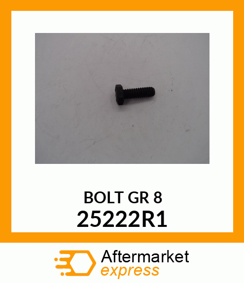 BOLT GR 8 25222R1