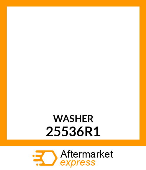 WASHER 25536R1