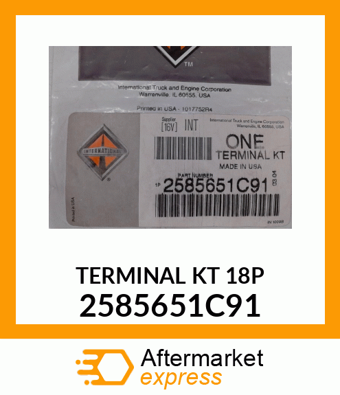 TERMINAL KT 18P 2585651C91