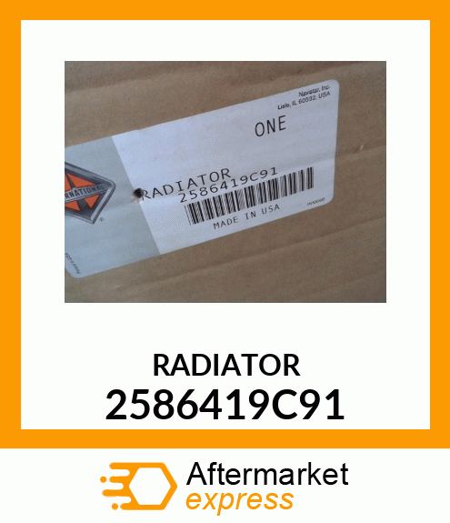 RADIATOR 2586419C91