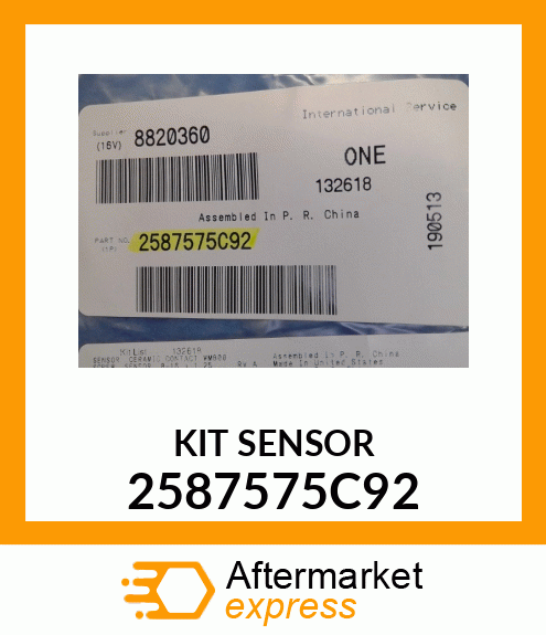 KIT SENSOR 2587575C92