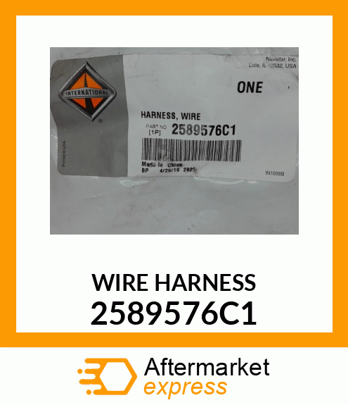 WIRE HARNESS 2589576C1