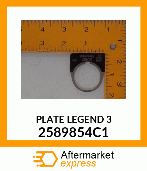 PLATE LEGEND 3 2589854C1