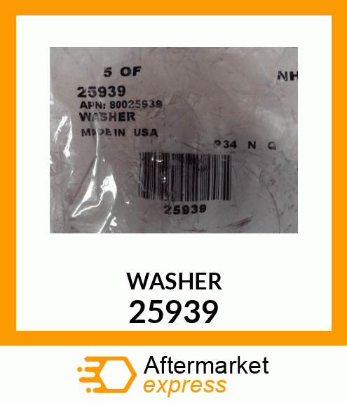 WASHER 25939