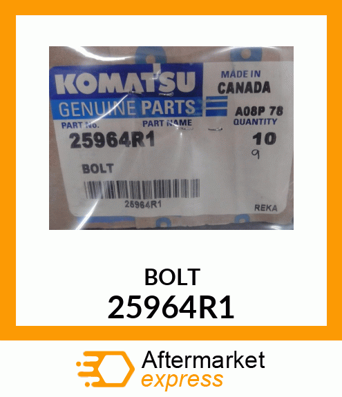 BOLT 25964R1