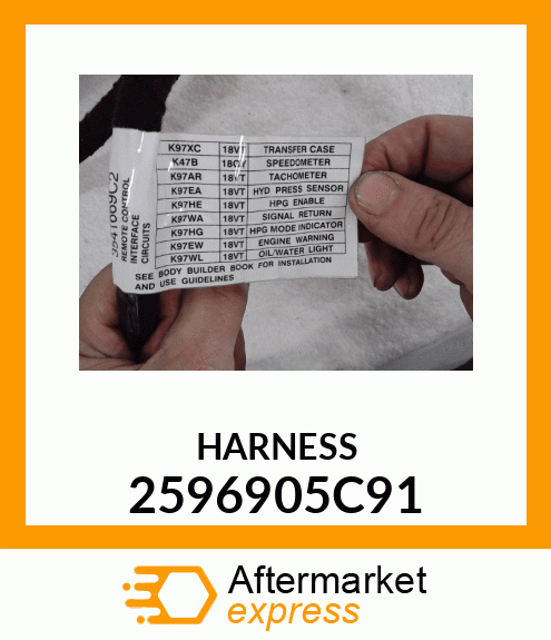 HARNESS 2596905C91