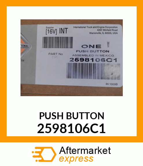 PUSH BUTTON 2598106C1