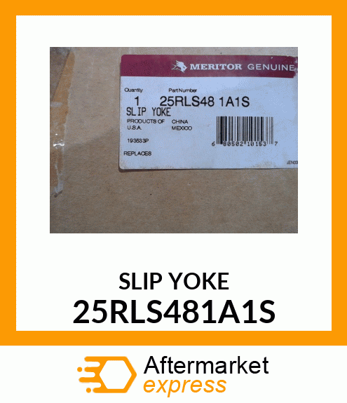 SLIP YOKE 25RLS481A1S