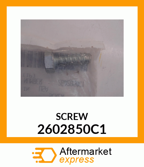 SCREW 2602850C1