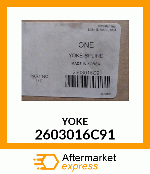 YOKE 2603016C91