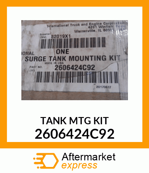 TANK MTG KIT 2606424C92