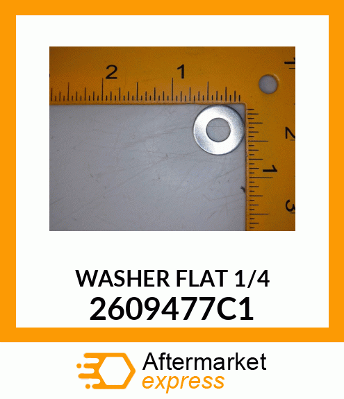 WASHER FLAT 1/4 2609477C1