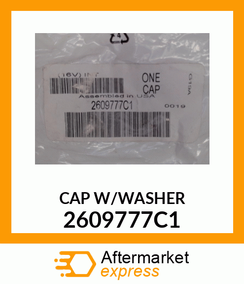 CAP W/WASHER 2609777C1